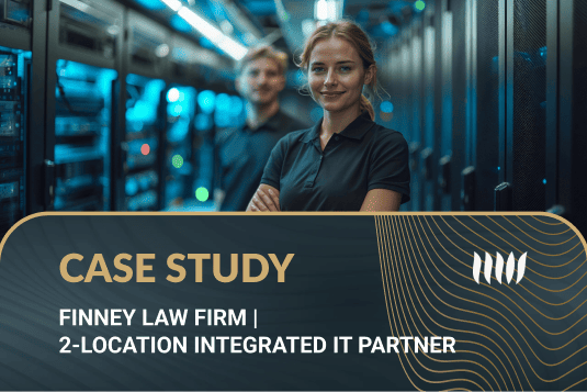 MIS Solutions IT case study: Finney Law Firm integrated IT partnership and cloud-based environment.
